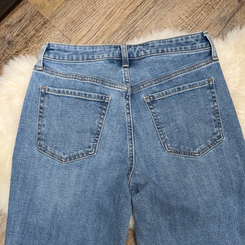 Old Navy high rise OG loose women’s blue wash Jeans size 6 - Picture 6 of 8